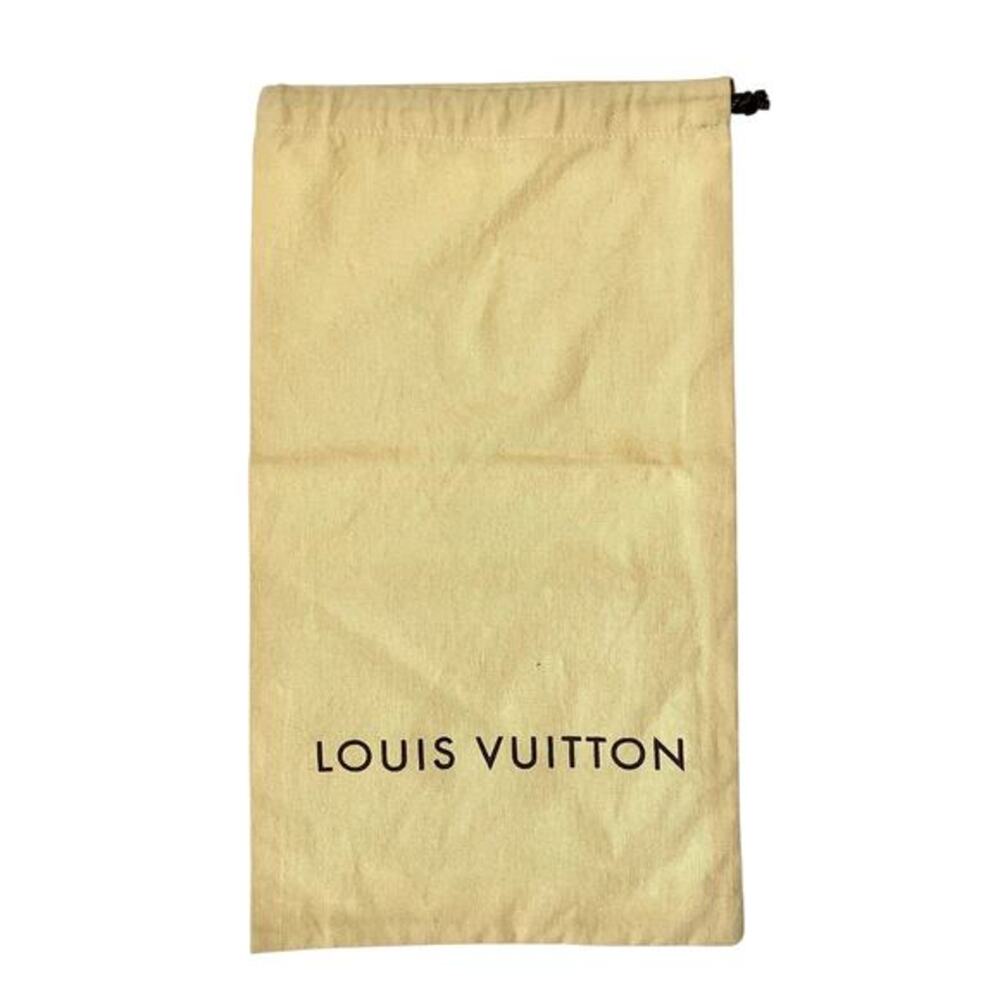 Louis Vuitton Cream Drawstring Dust Bag 9"x 15.5"